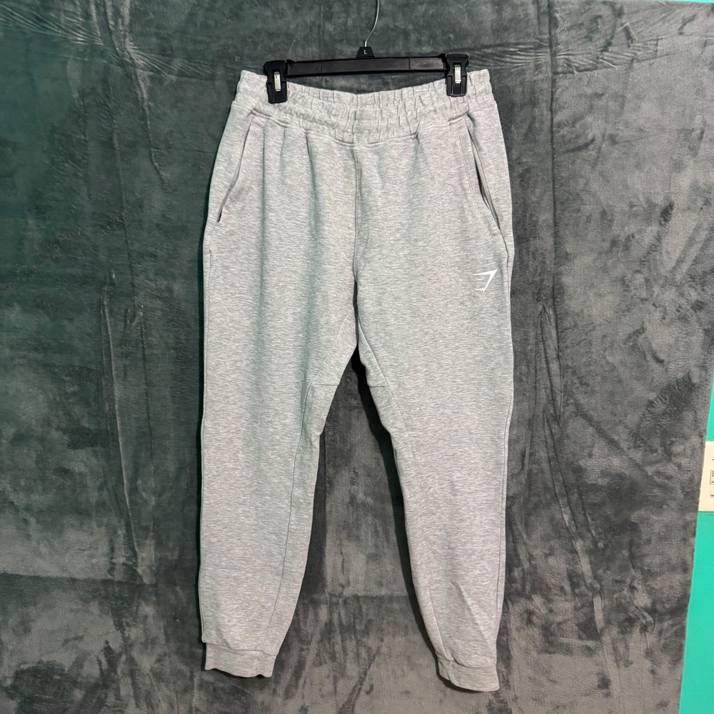 Gym Shark Sweatpants Womens Medium Gray Joggers Running Work Out Gym